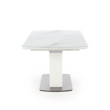 Фото6.Обеденный стол ﻿﻿р﻿аскладной BLANCO 160 (200) x90 Halmar Белый